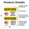 Signmission Weapon Free Campus Bilingual OSHA Security Notice Sign, Vinyl Decal, 5in W x 7in L, 2PK OS-2PACK-SN-D-57-L-11682 - alternate 2